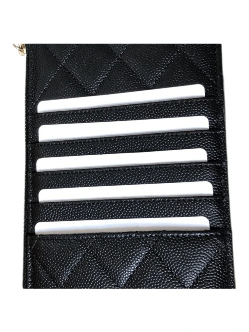 Inspired Faux Leather Quilted Phone Pouch/wallet nwot